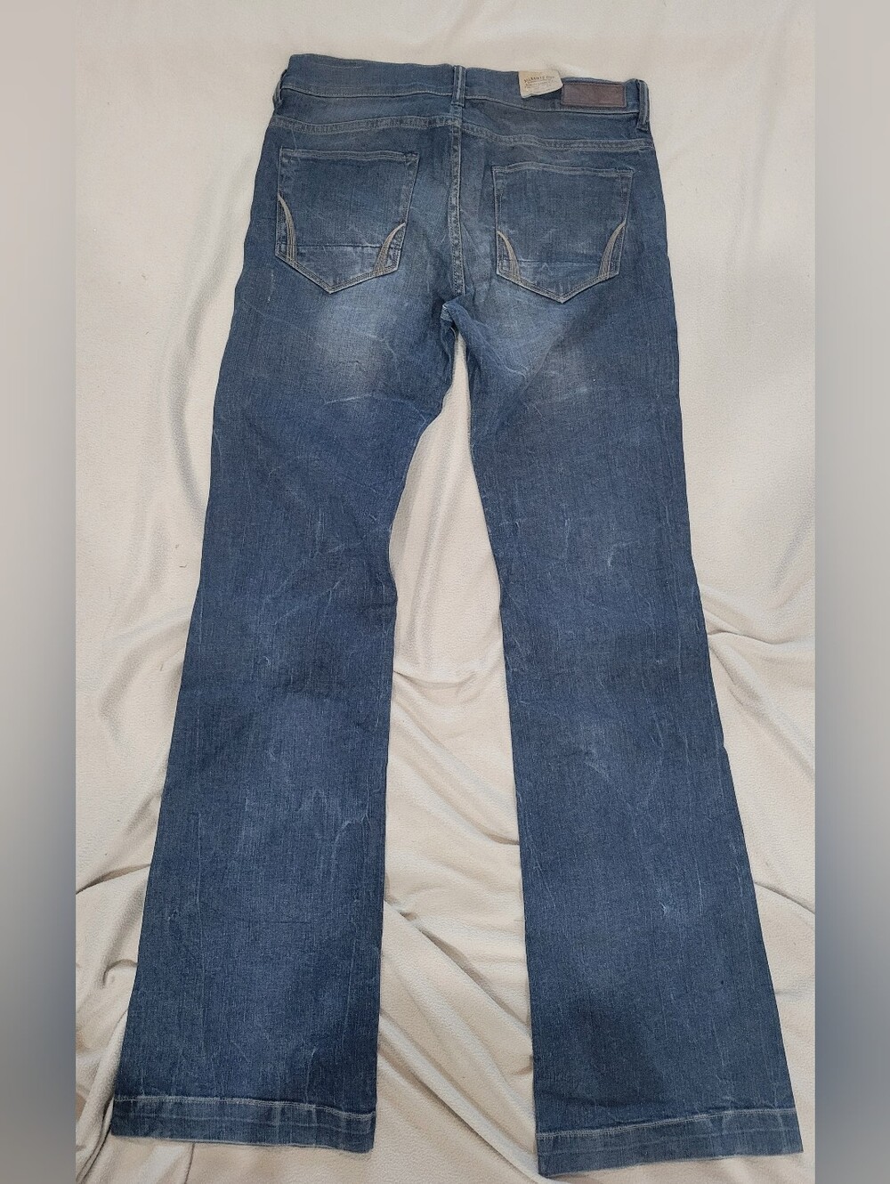 All Saints Women's Blue Flare Jeans